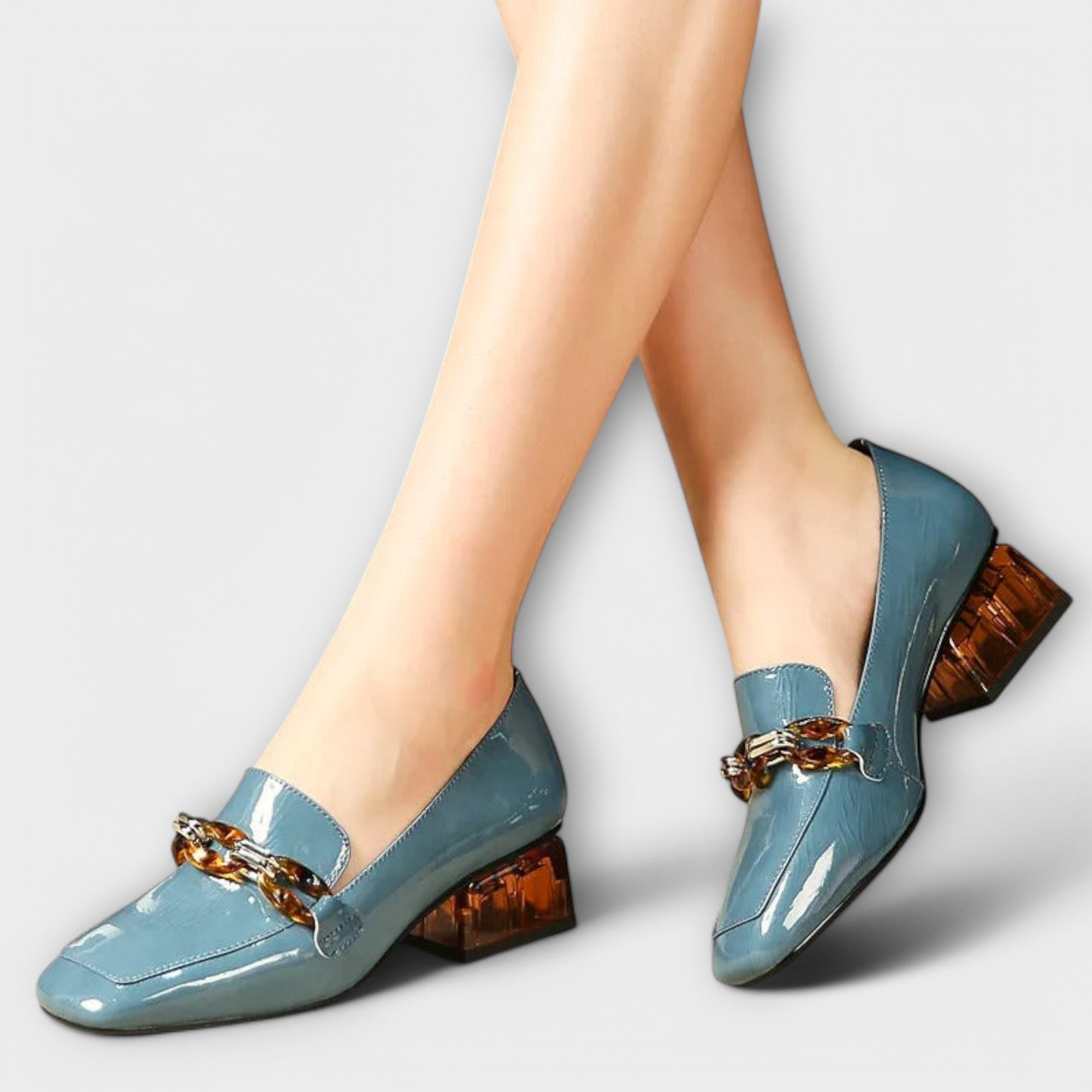 Ramona™ | Elegant Block Heel Loafers