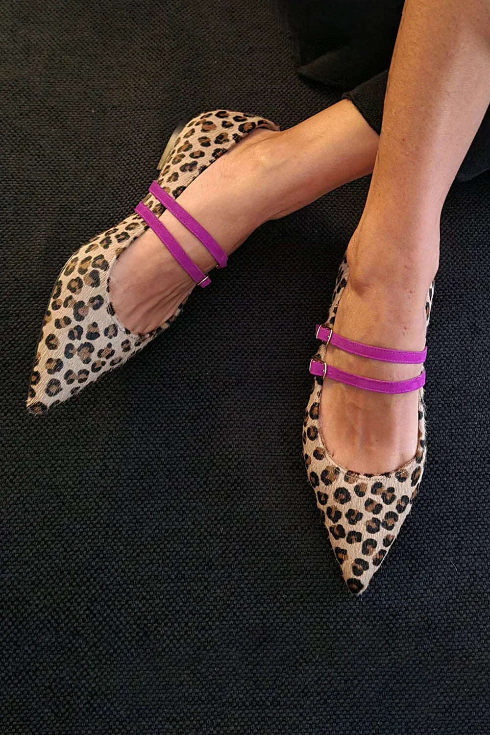 Kaia™ | Chic Leopard-Print Flats