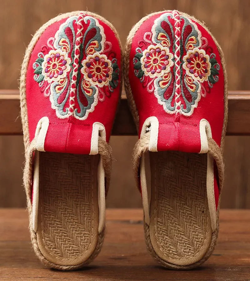 Flora™ | Ultra-Light Embroidered Sandals