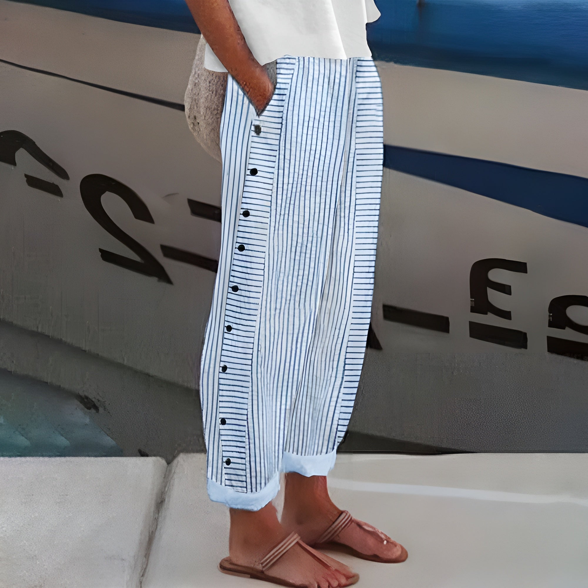 Sandrine™ | Comfortable Linen Trouser