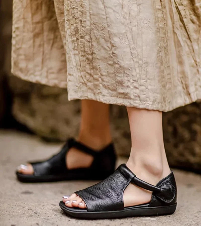 Marcella™ | Vintage Flat Sandals for Every Occasion