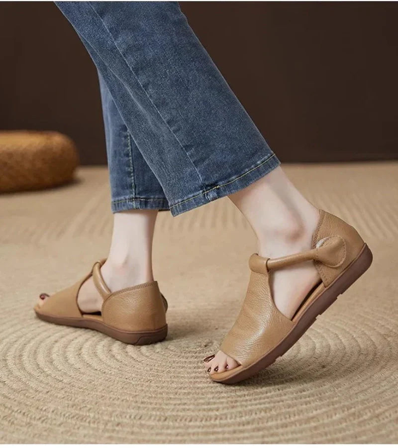 Marcella™ | Vintage Flat Sandals for Every Occasion