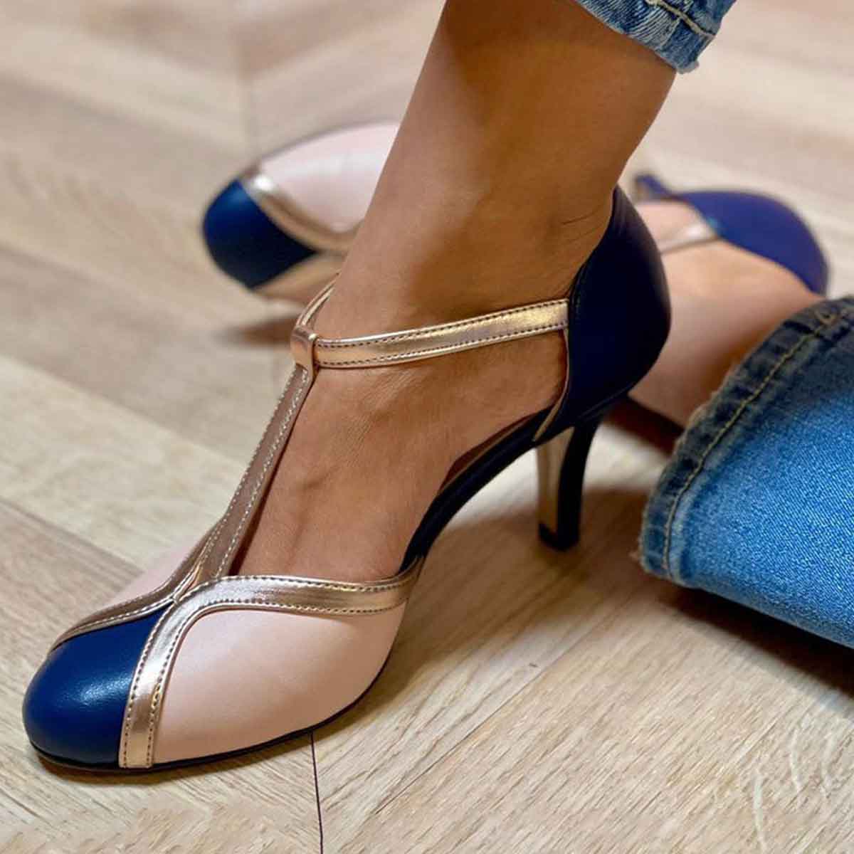 Diane™ | Colorful and Comfortable T-Strap Shoes