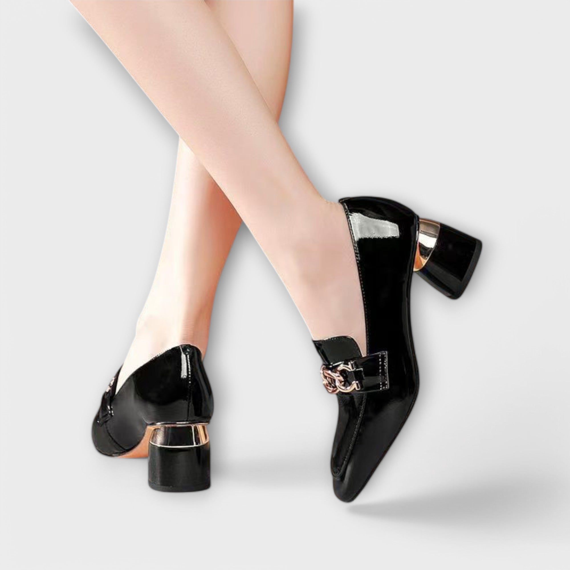 Ramona™ | Elegant Block Heel Loafers