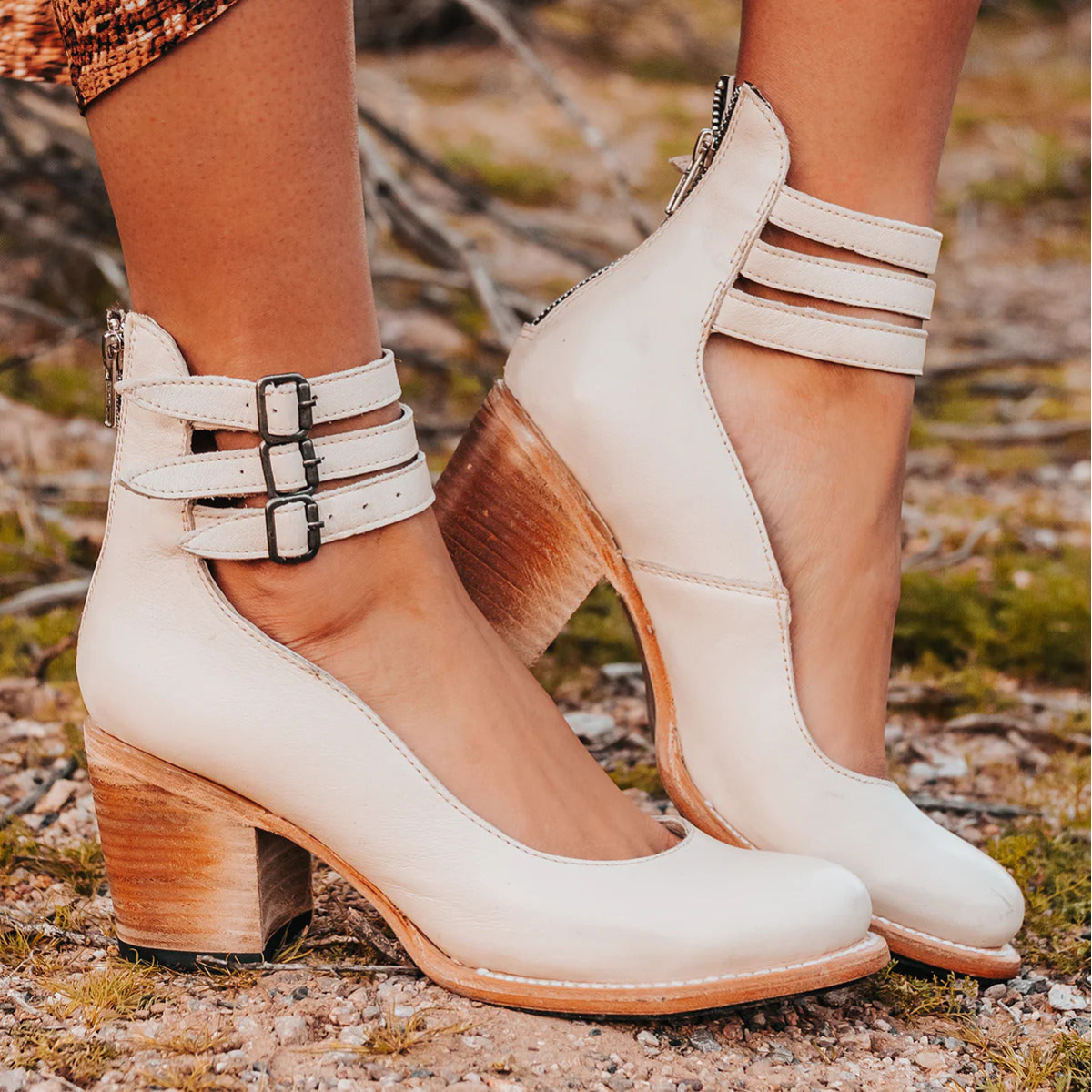 Mary™ | Pumps with Straps and Block Heel