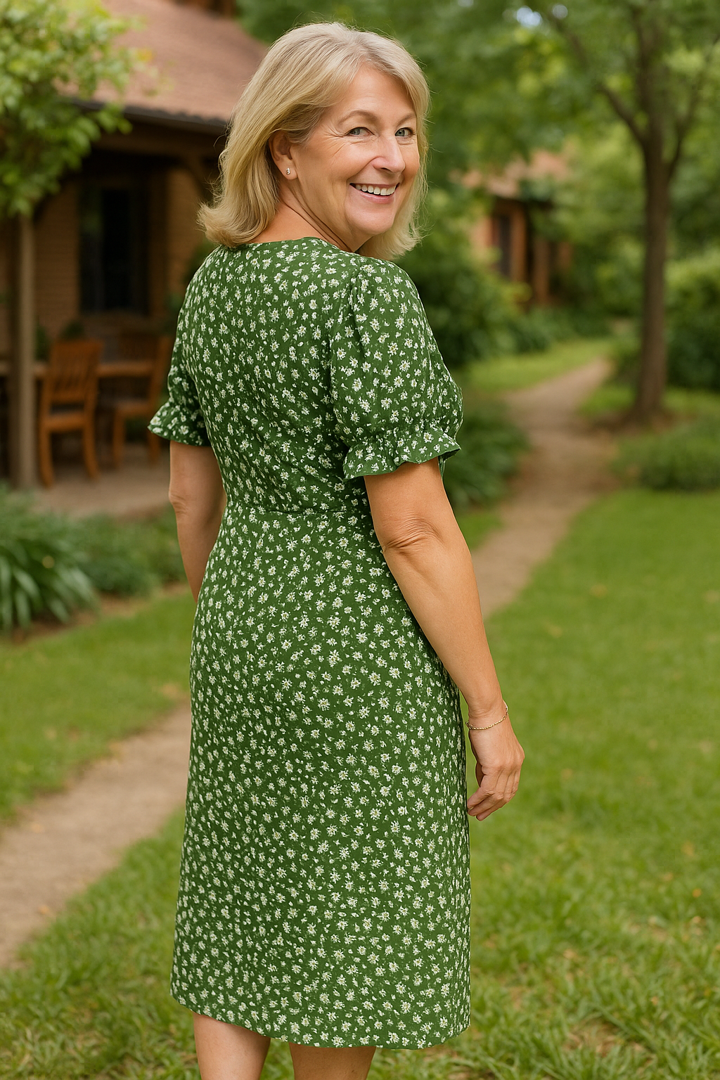 Marinda™ | Breeze Midi Dress – Flattering Fit, All-Day Comfort