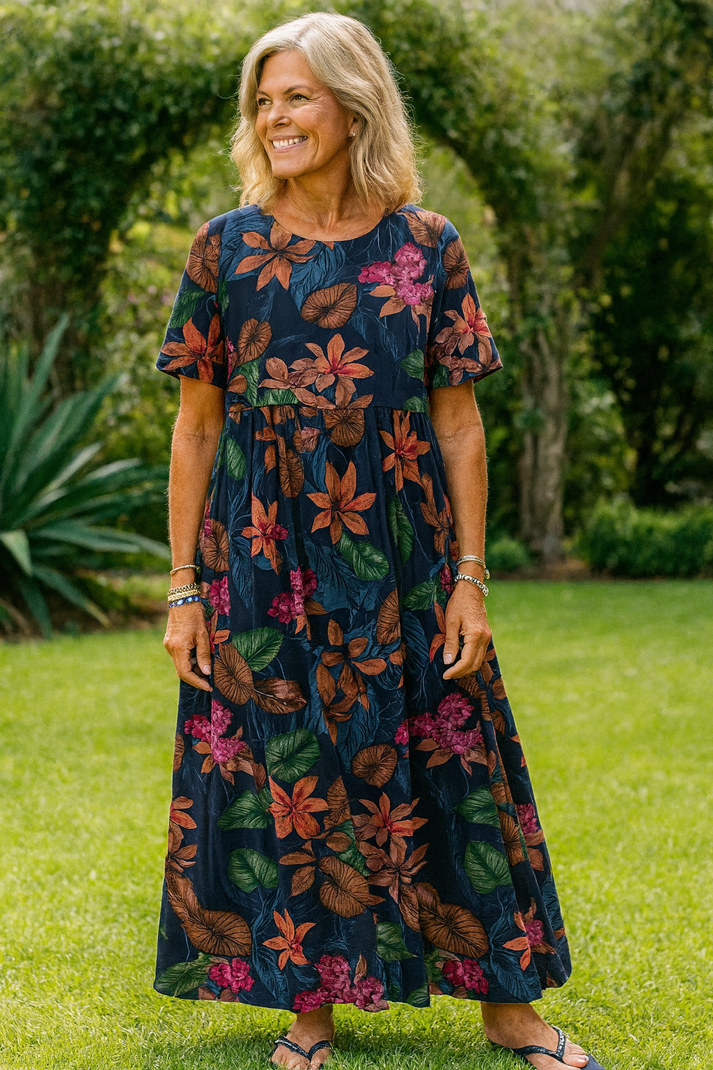 Masie™ | Breezy Floral Maxi Dress – Where Comfort Meets Confidence