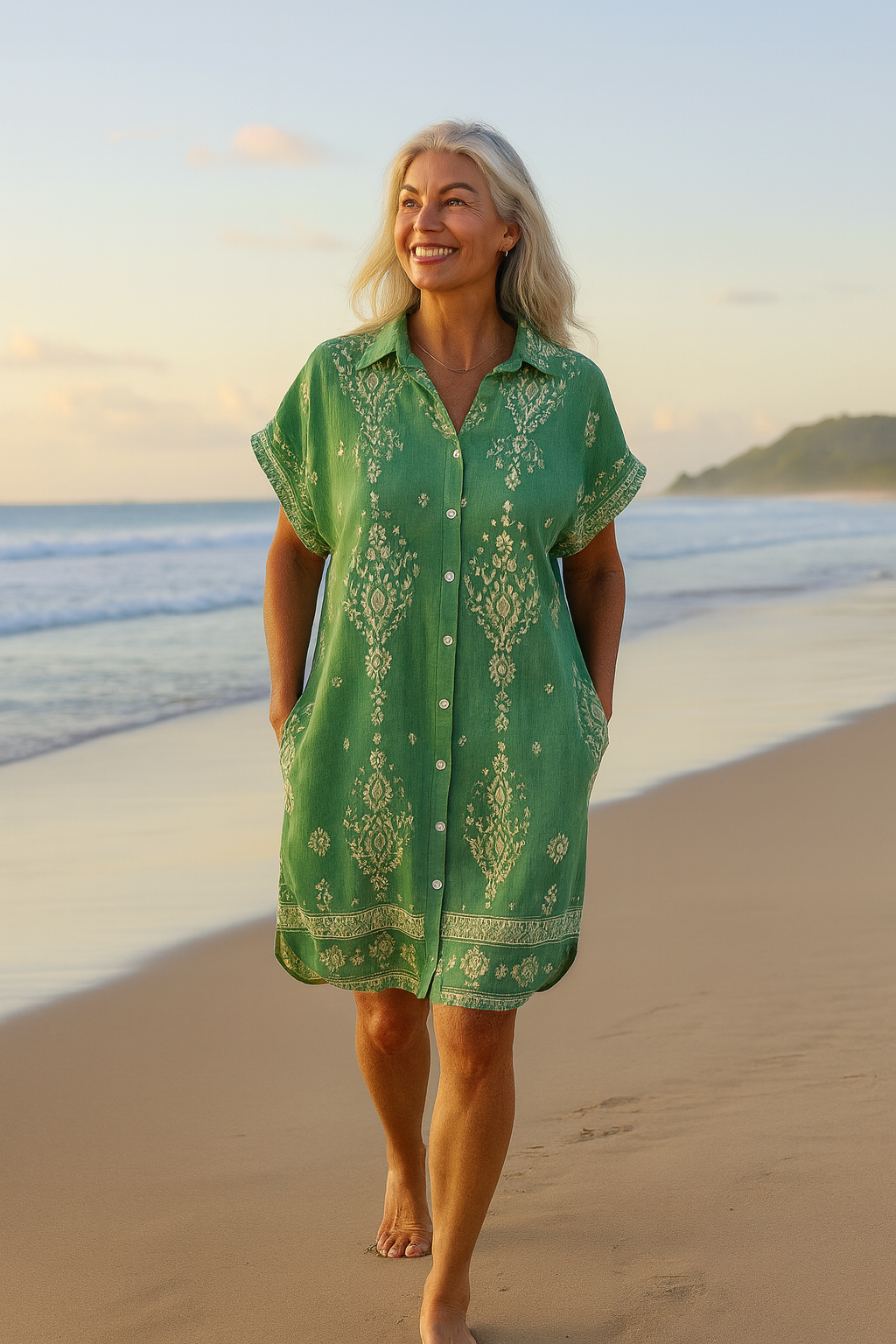Marlowe™ | Seabreeze Boho Dress ( Cotton-Linen )