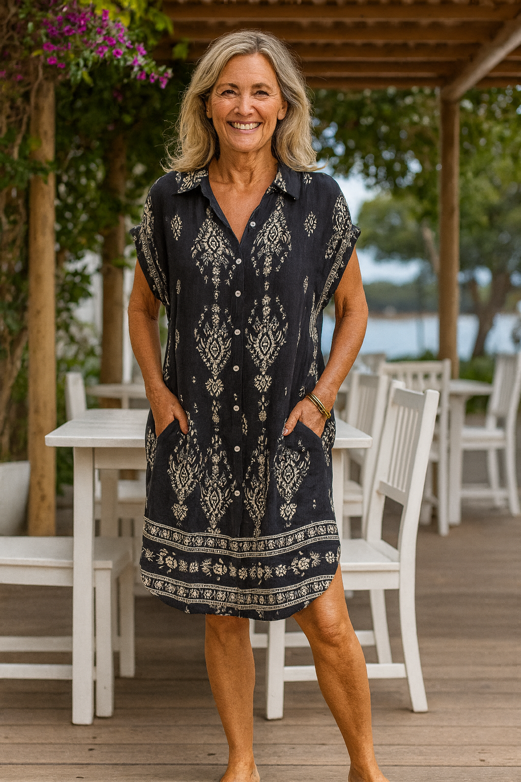 Marlowe™ | Seabreeze Boho Dress ( Cotton-Linen )