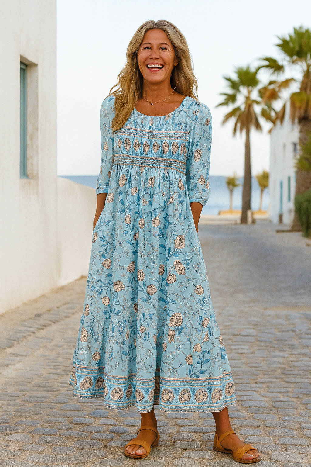 Meliora™ | Everyday Elegance Midi Dress – Flattering Comfort, Timeless Confidence