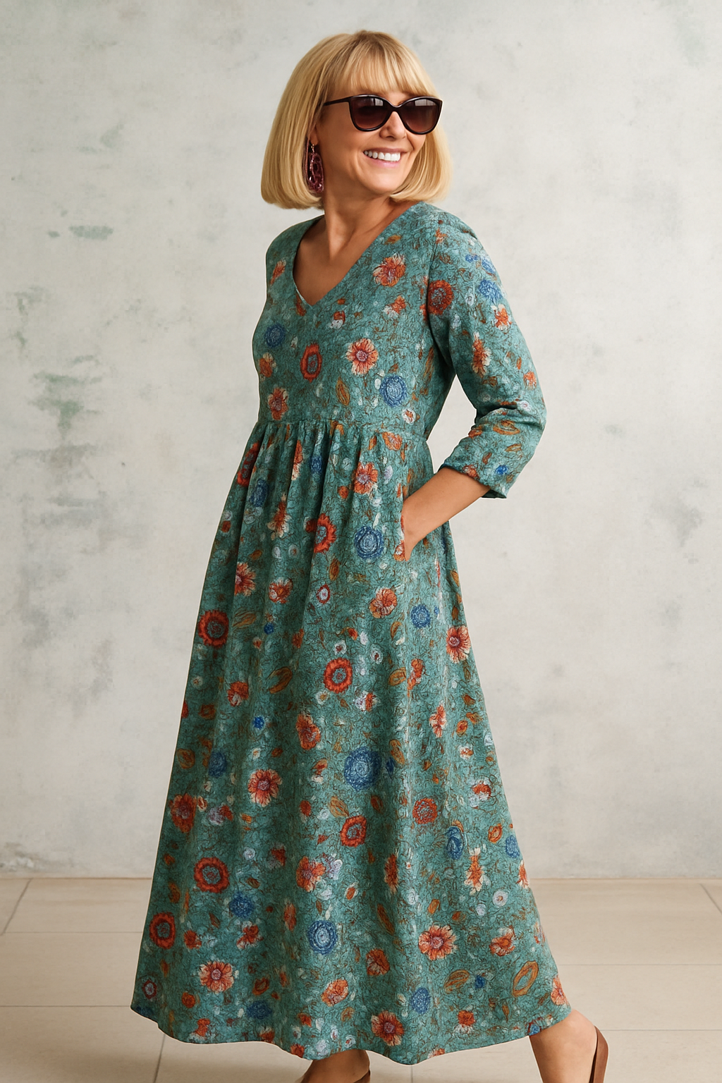 Elsie™ | Relaxed Vintage Pocket Dress