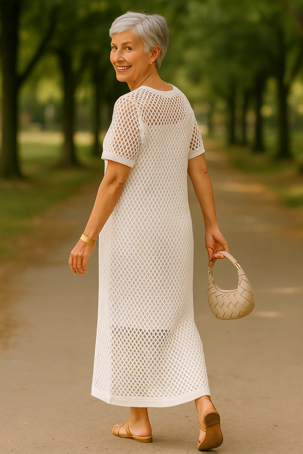 Celestia™ |  Two-Piece Boat Neck Dress