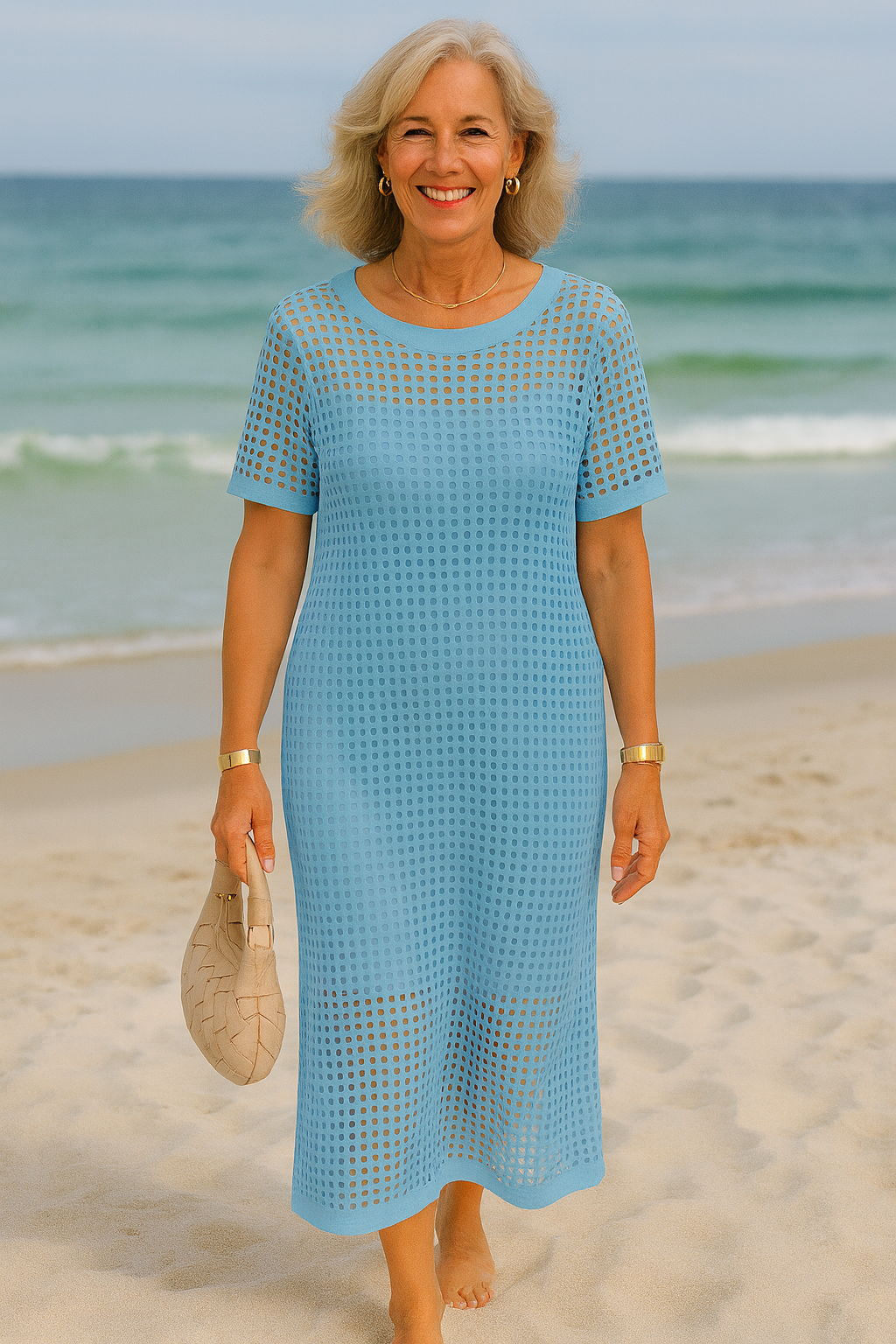 Celestia™ |  Two-Piece Boat Neck Dress