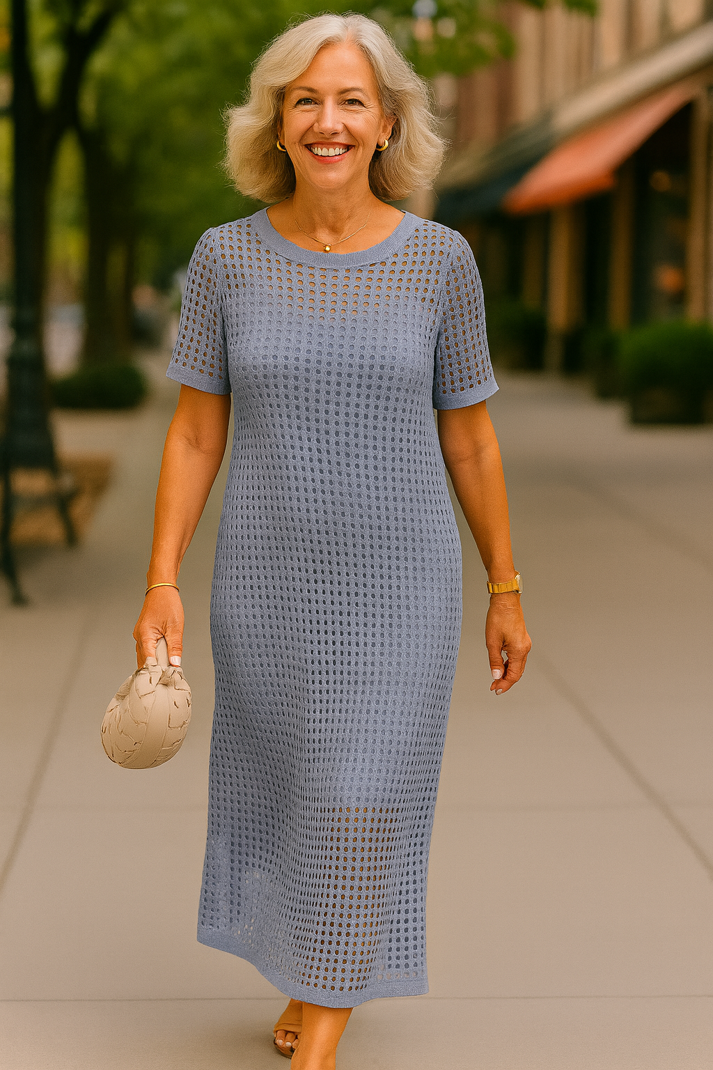Celestia™ |  Two-Piece Boat Neck Dress