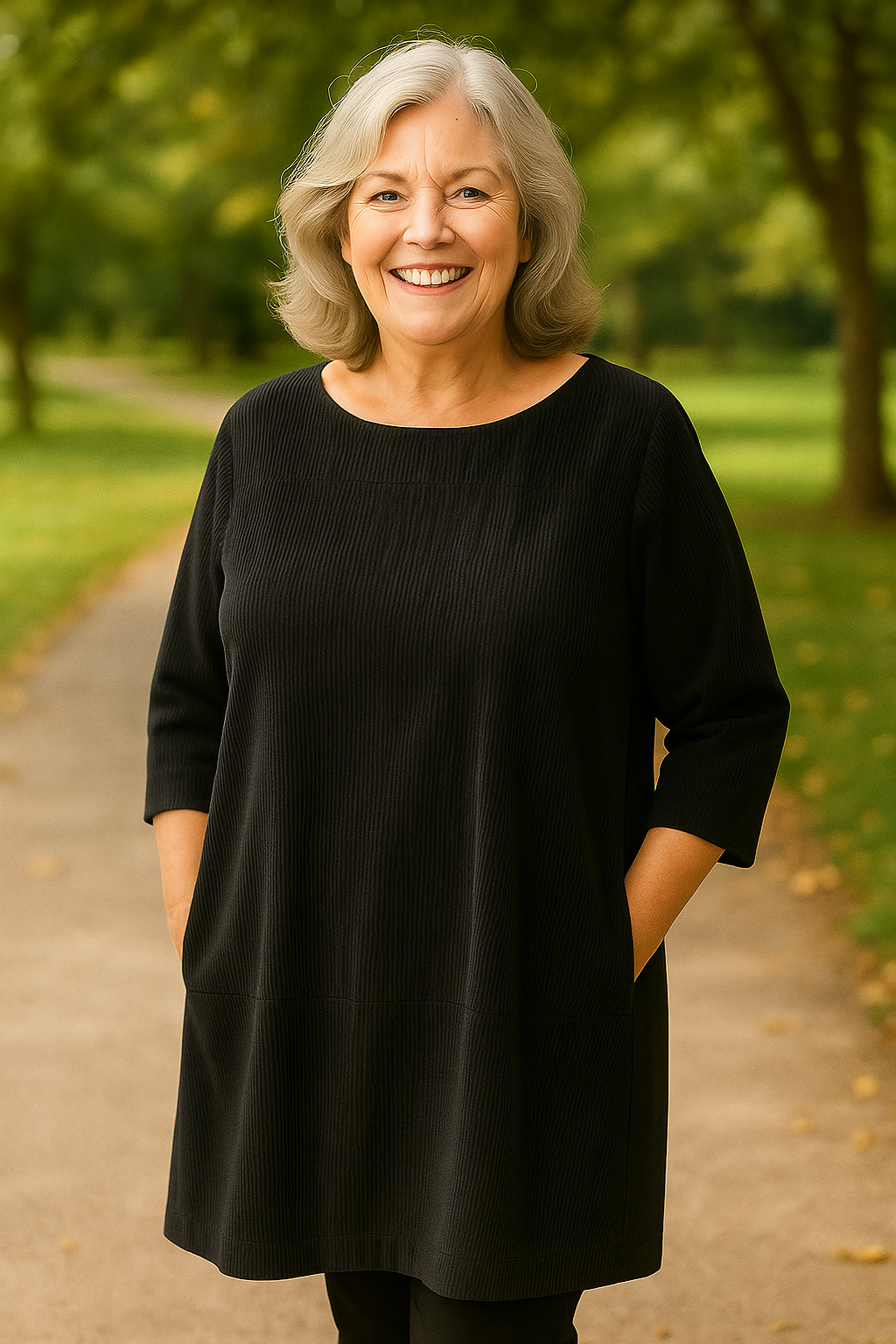 Marley™ | Soft Cord Tunic – Effortless Comfort, Quiet Elegance