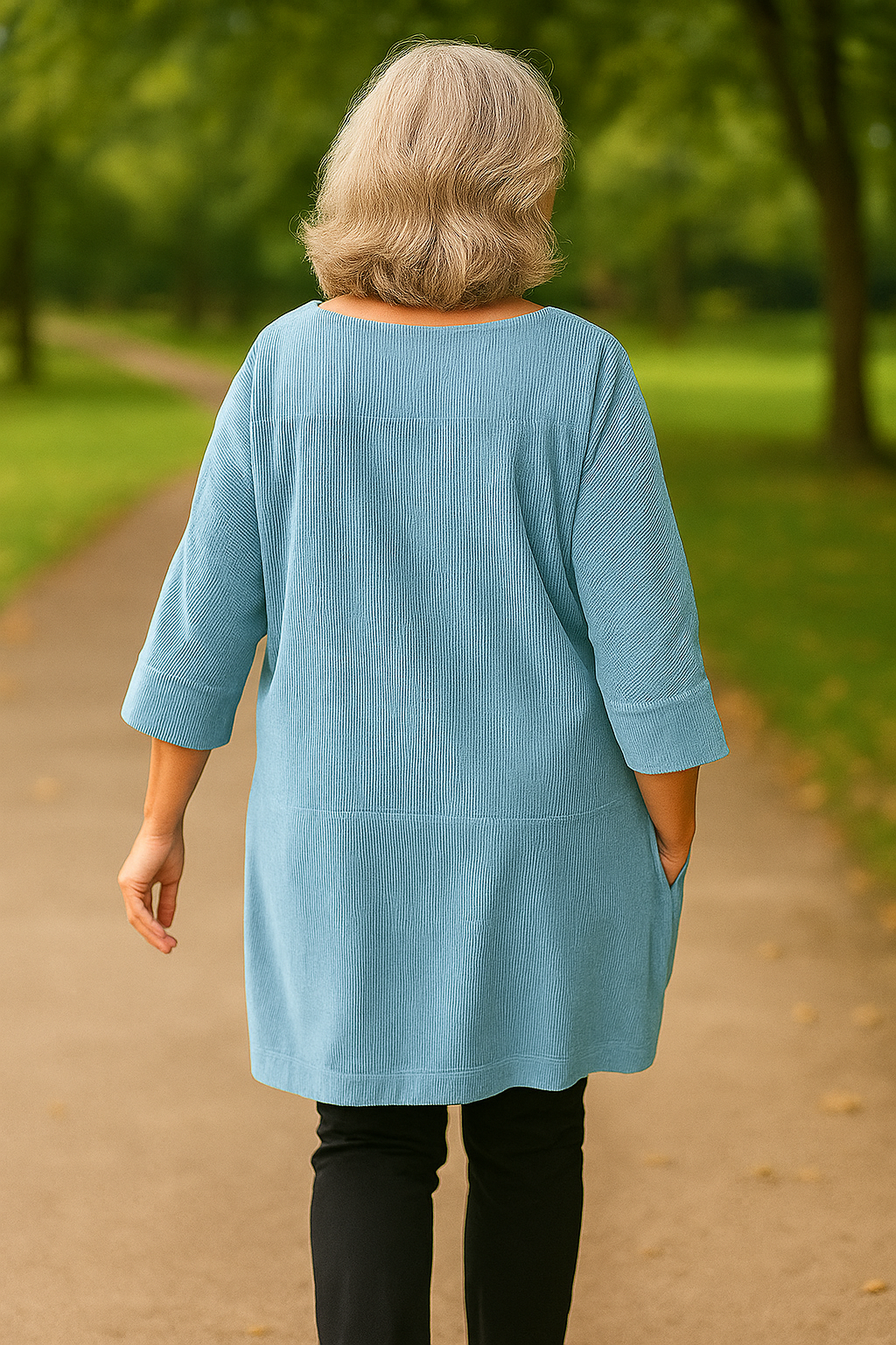 Marley™ | Soft Cord Tunic – Effortless Comfort, Quiet Elegance