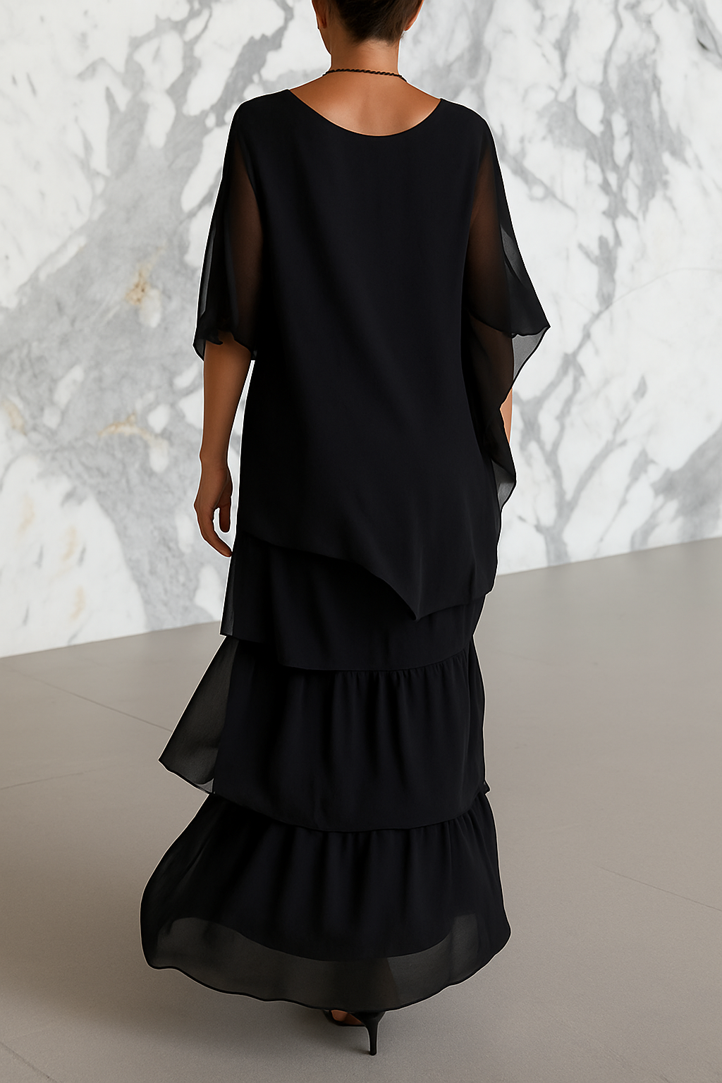 Juliette™ |  Elegant Tummy Covering Maxi Dress