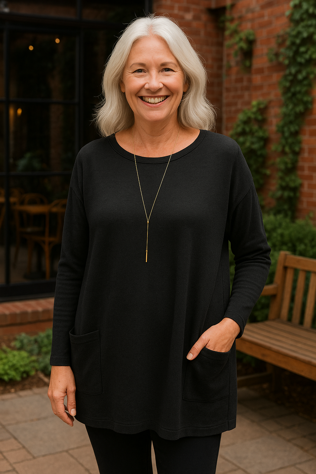 Isola™ | Everyday Tunic – Effortless Elegance with Practical Pockets