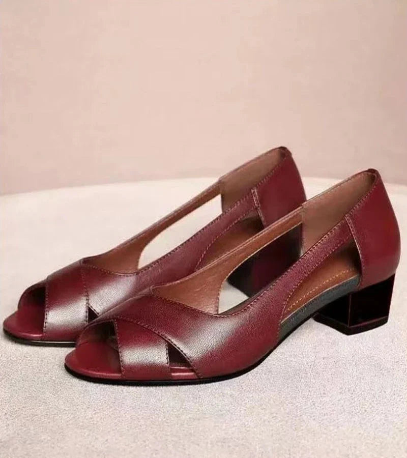 Junia™ | Comfortable Vintage Low-Heeled Shoes