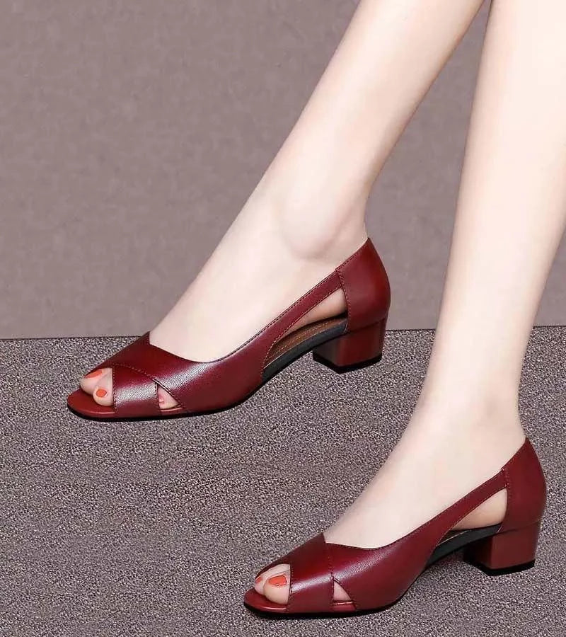 Junia™ | Comfortable Vintage Low-Heeled Shoes