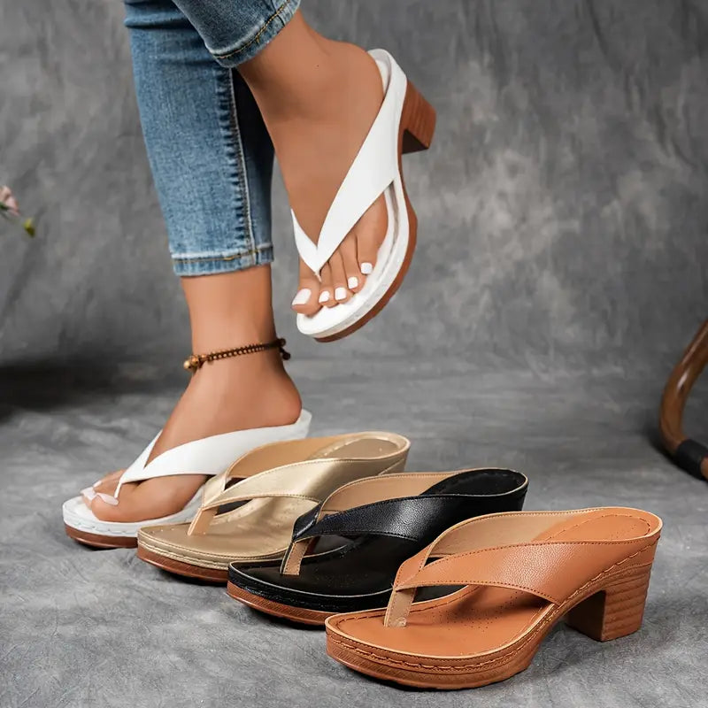 Aurelia™ | Ultra Comfortable Chunky Heel Sandals