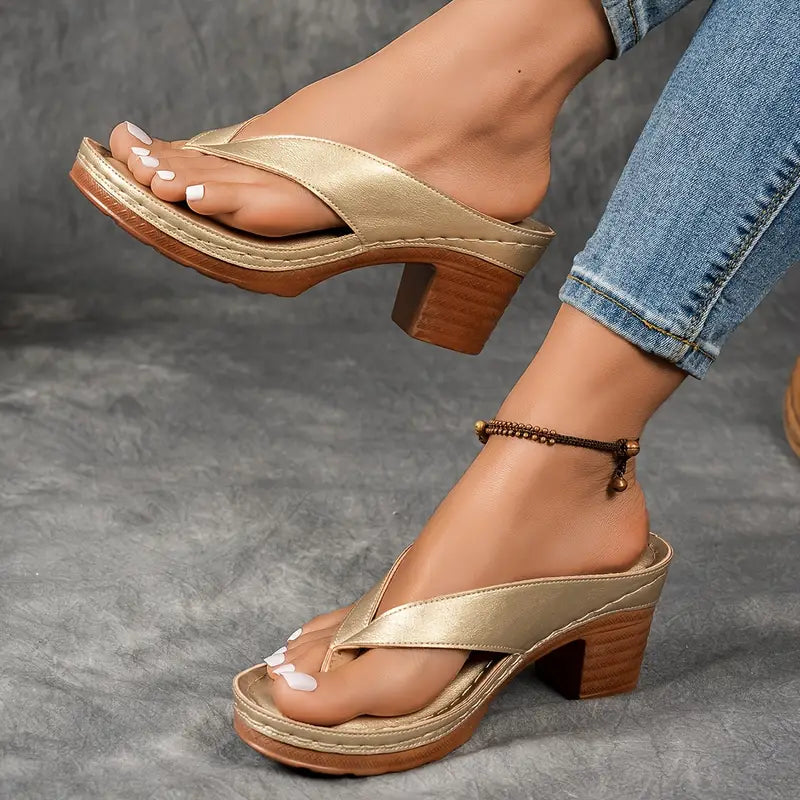 Aurelia™ | Ultra Comfortable Chunky Heel Sandals