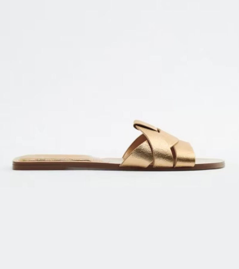 Maris™ | Low Sandals with Woven Elegance