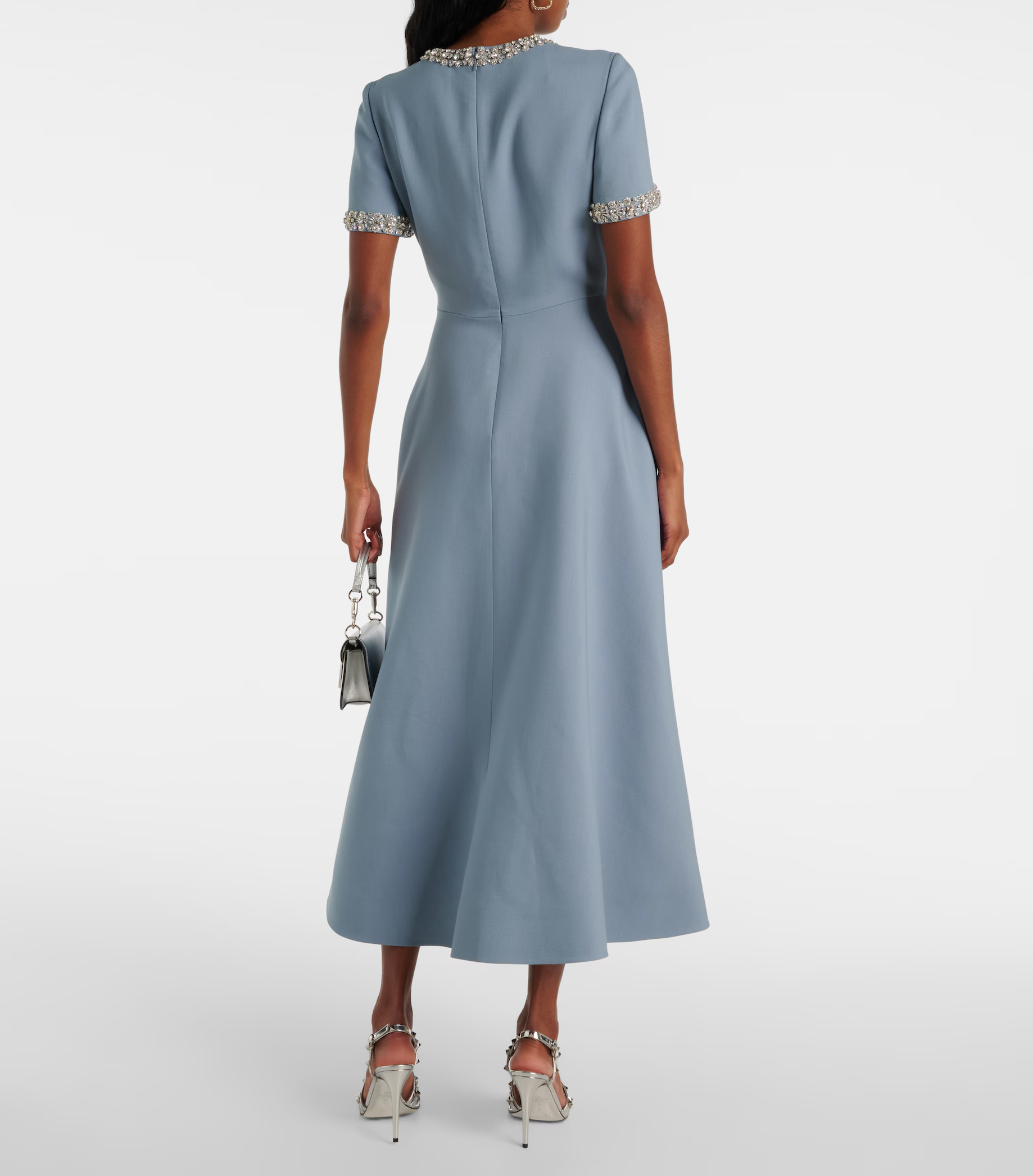 Beverly™ | Women's Flared Dress with Bows and Beads