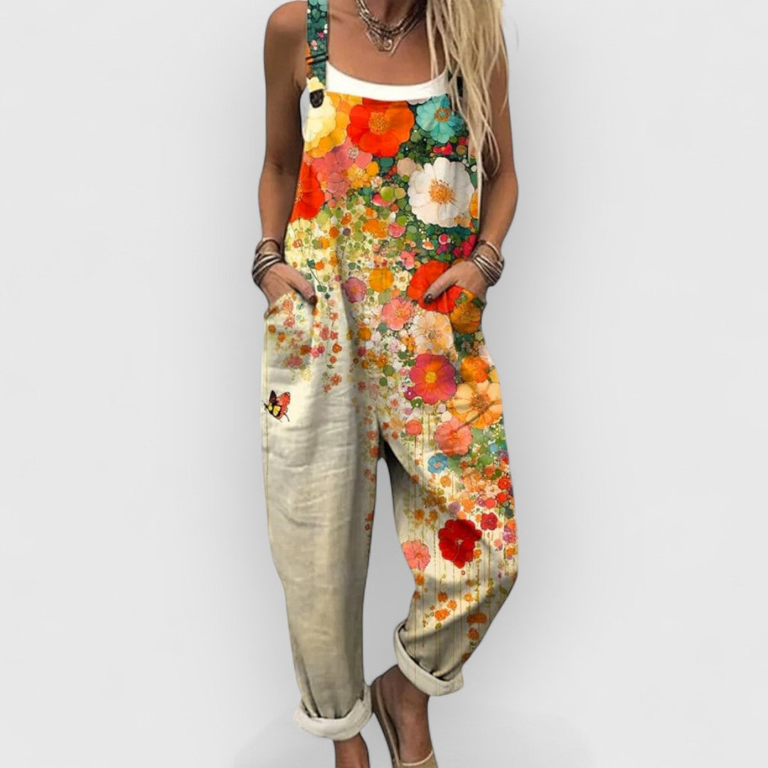 Alessia™ | Vintage Floral Jumpsuit