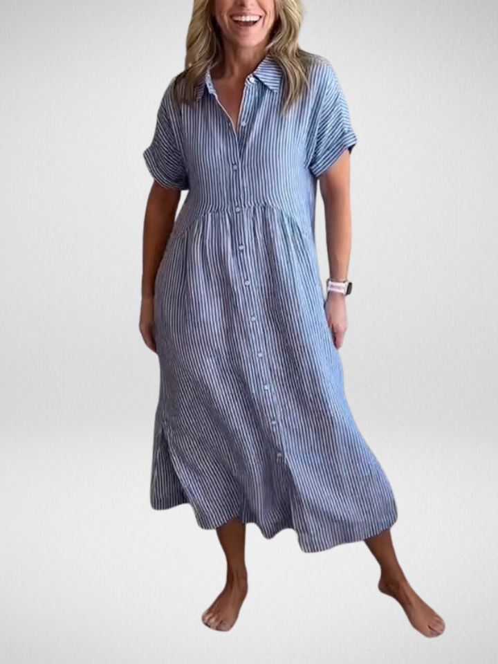 Camila™ | Elegant Striped Dress