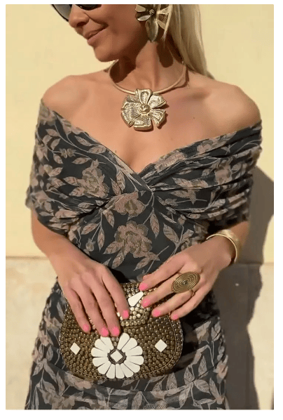 Emily™ | Off-the-Shoulder Floral Maxi Dress