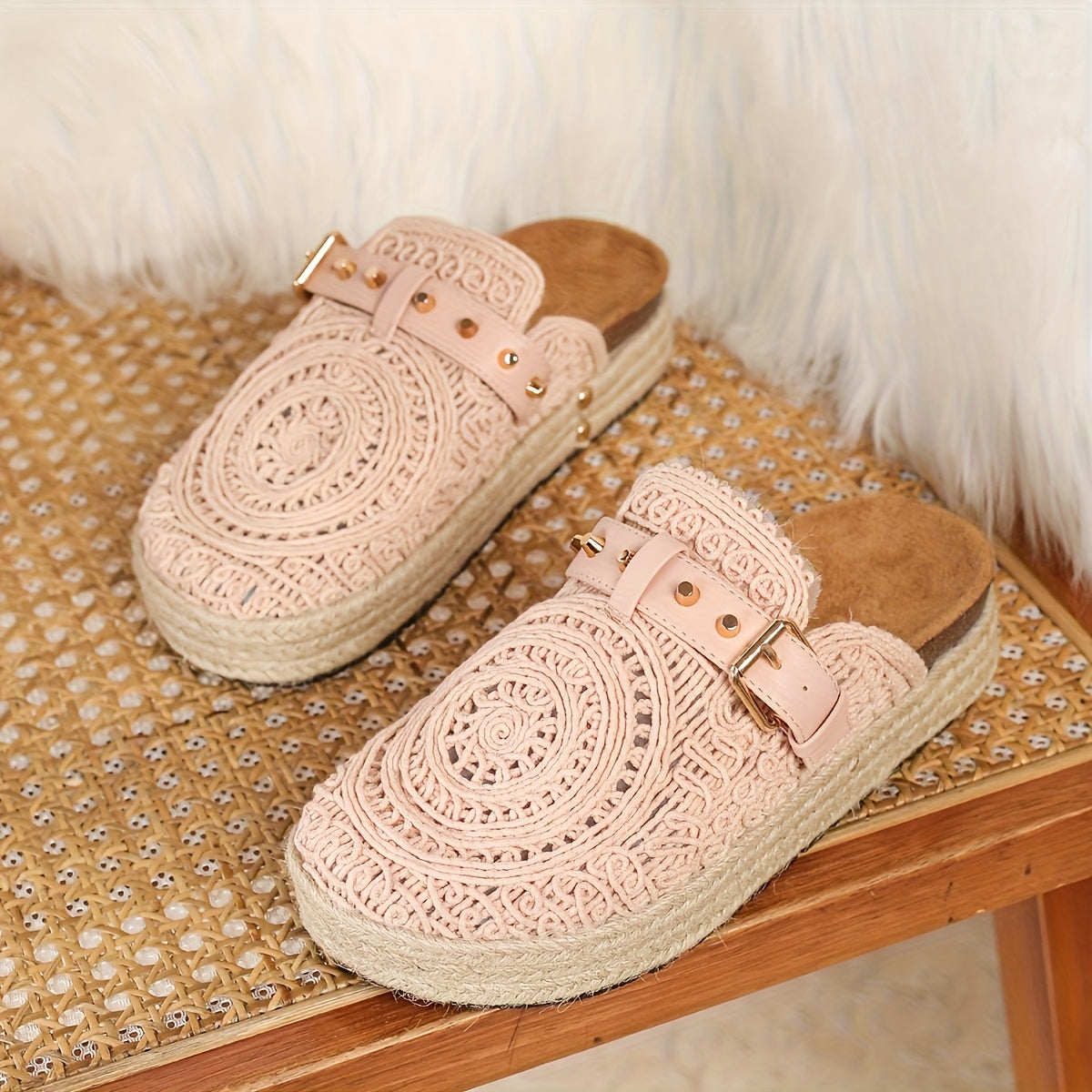 Solene™ | Crochet Boho Mules