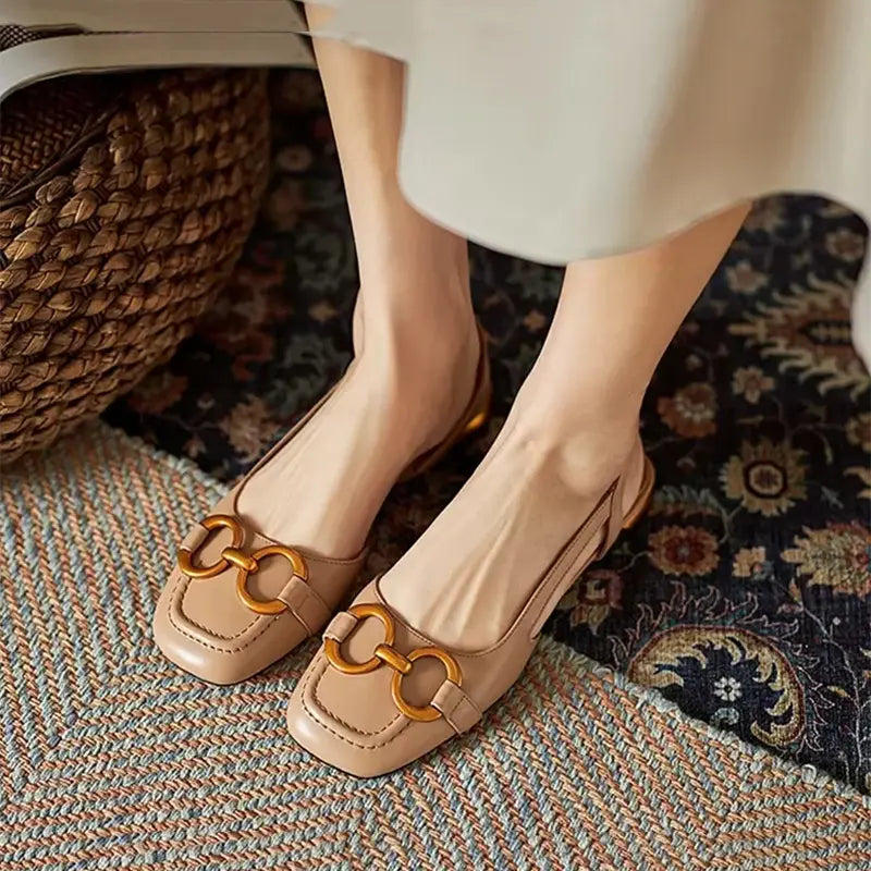 Nuviana™ | Elegant Slingback Ballerinas