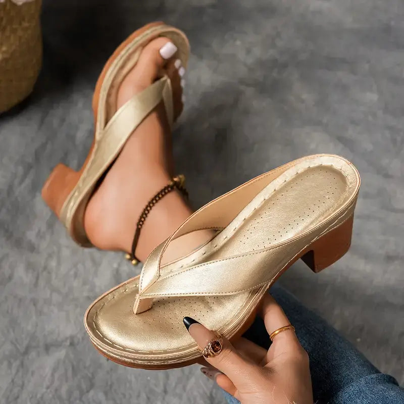 Aurelia™ | Ultra Comfortable Chunky Heel Sandals