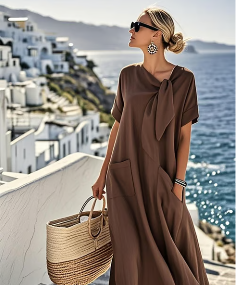 Riviera™ | Effortless Everyday Dress – With Flattering Coverage & Practical Pockets