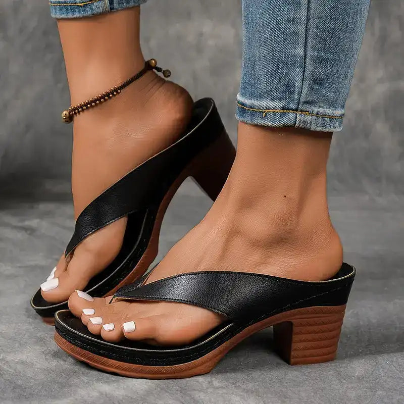 Sophia™ | Comfortable and Stylish Orthopedic Sandals with High Heels