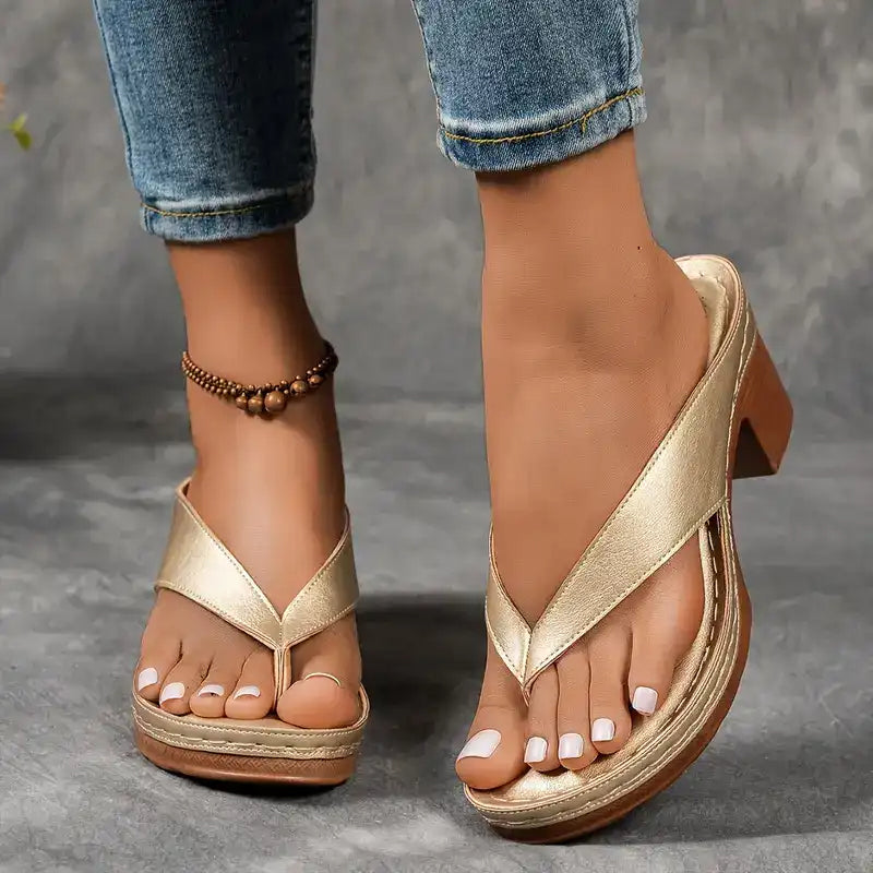 Sophia™ | Comfortable and Stylish Orthopedic Sandals with High Heels