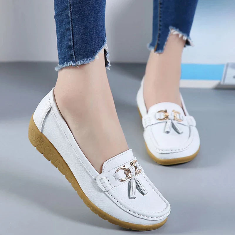 Nomi™ | Breathable Leather Loafers